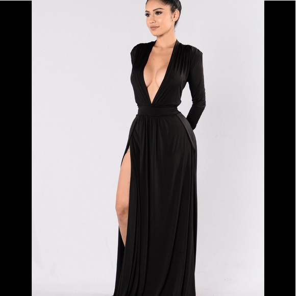 Long Sleeve Double Slit Dress | Poshmark